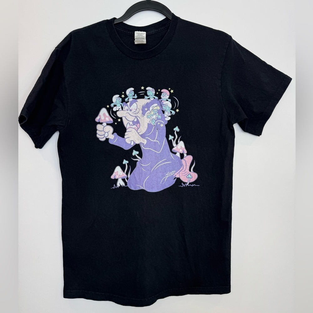 The Smurfs Gargamel Graphic T-Shirt size medium